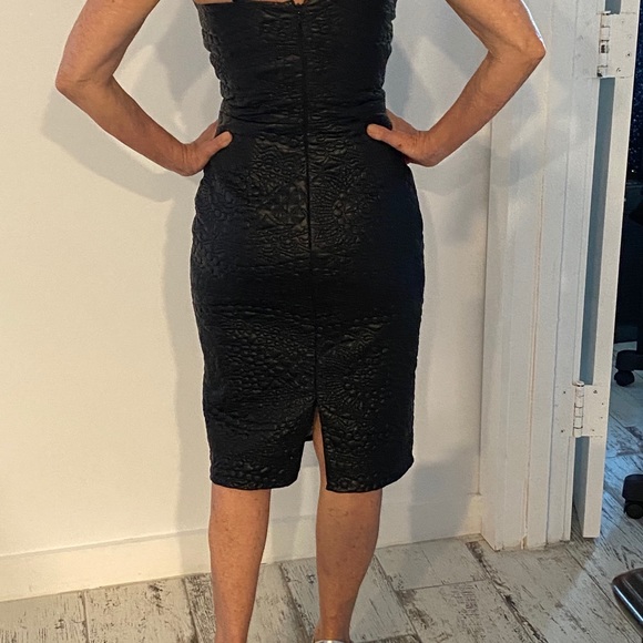 Quilted pleather dress - Picture 3 of 3